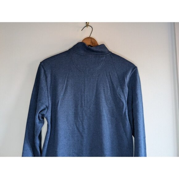 Walter Hagen Sweater Size Small Perfect 11 Golf Pullover 1/4‎ Zip Blue NEW - Picture 10 of 10